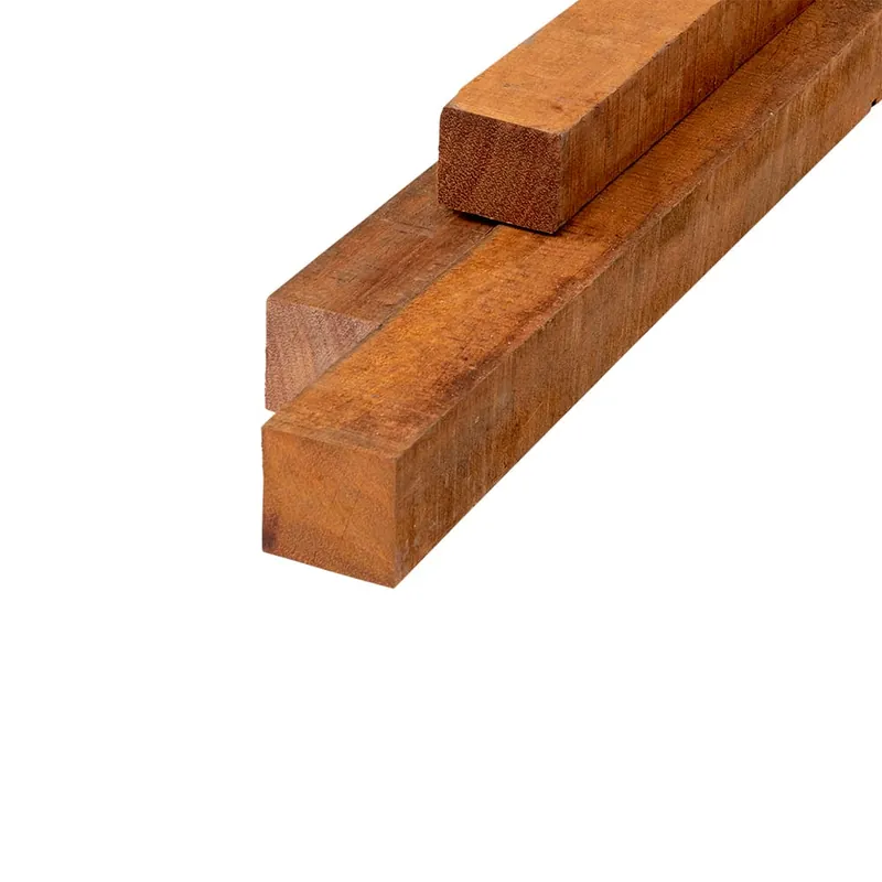 Azobé AD fijnbezaagd 80x80mm gepunt FSC
