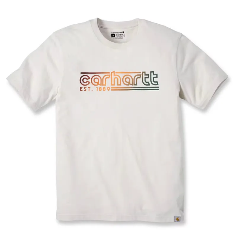CarharttCarhartt T-shirt met logo oat milk
