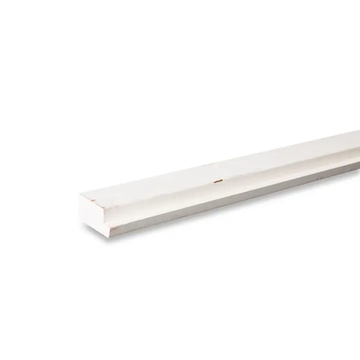 Hardhout raamhout R wit 40x90mm FSC