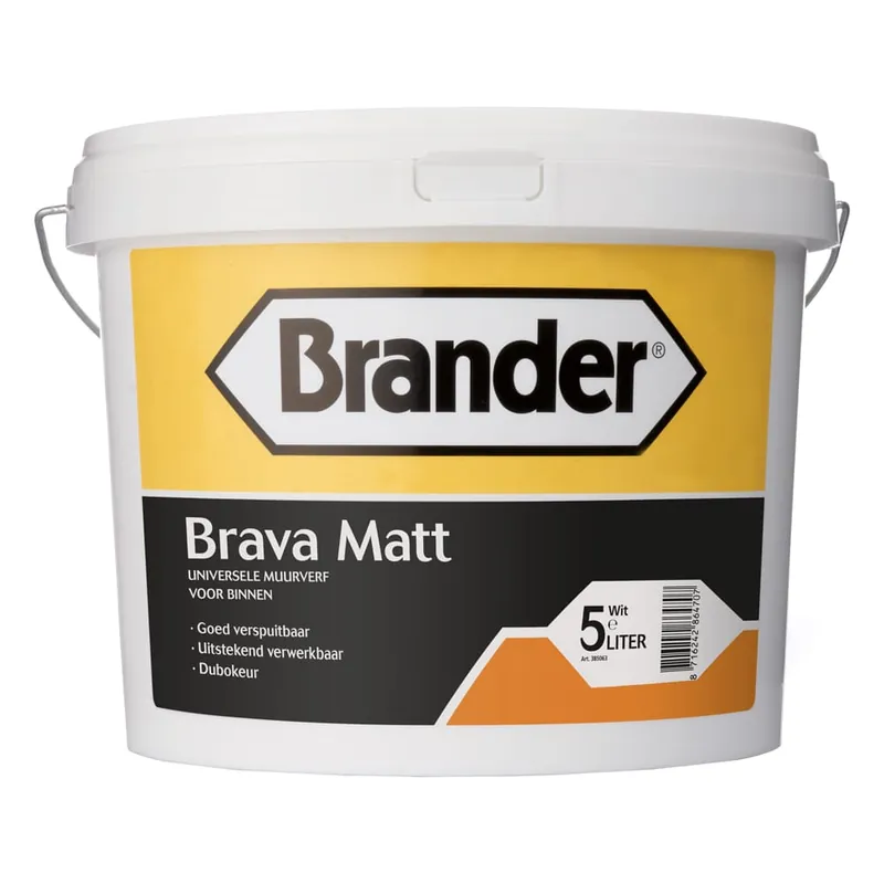 BranderBrander Brava Matt muurverf mat wit