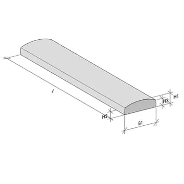 HoloniteHolonite rolstoeldorpel antraciet 100cm