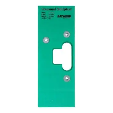 247Wood247wood freesmal sluitplaat 71x23