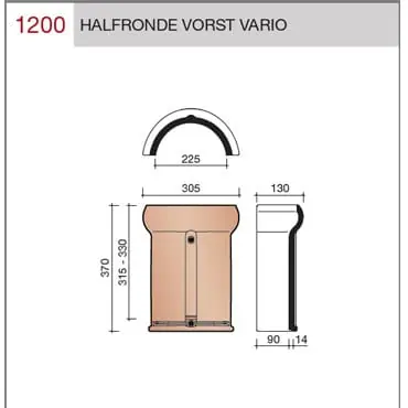 KoramicKoramic vorst vario halfrond