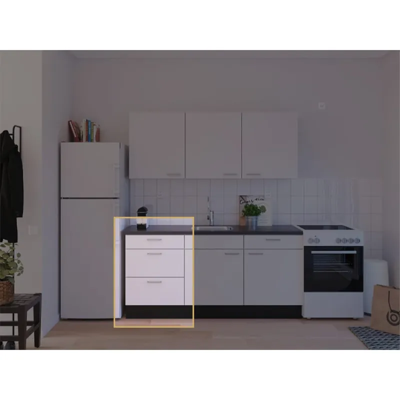 BribusLadenkast eco 1 wit 87x57cm FSC