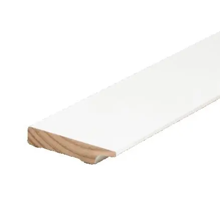 Radiata pine plint wit gegrond 9x45mm