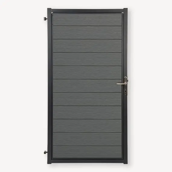 Tuindeur Velufence graphite black