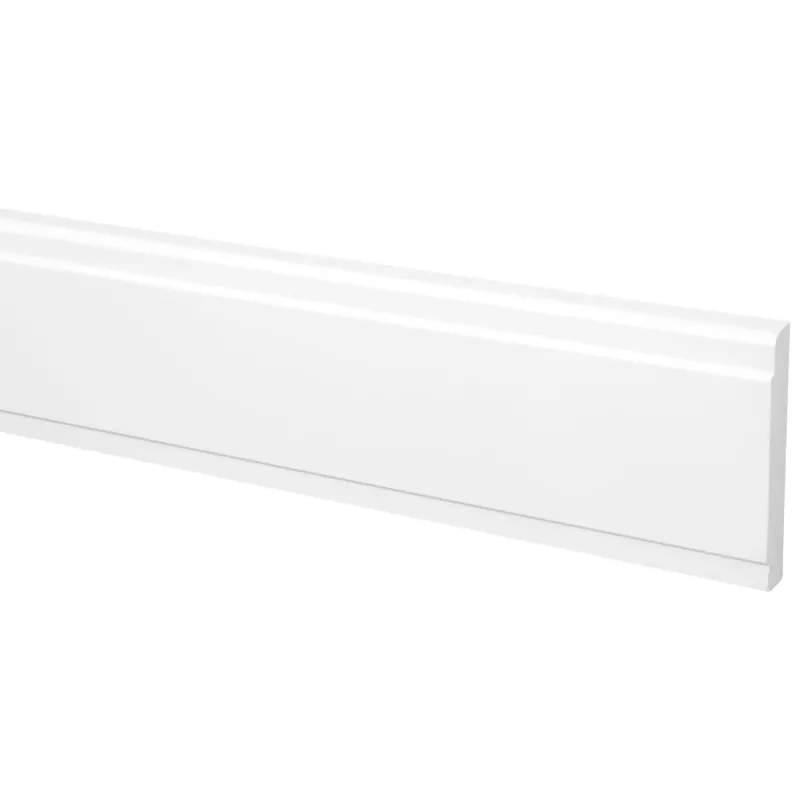 Grenen belegstuk wit gelakt 16x90mm FSC