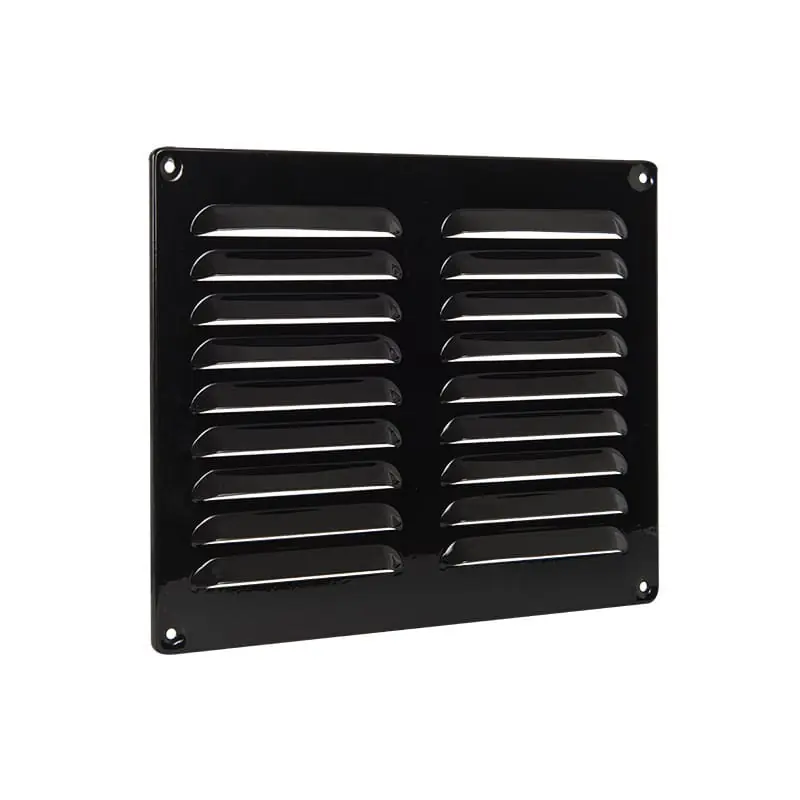 Schoepenrooster aluminium zwart