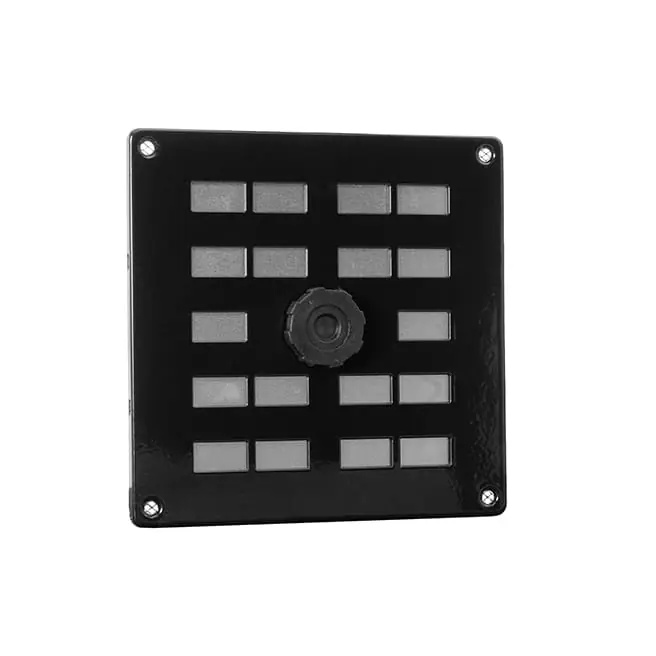 Schuifrooster aluminium zwart