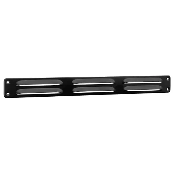Schoepenrooster aluminium zwart