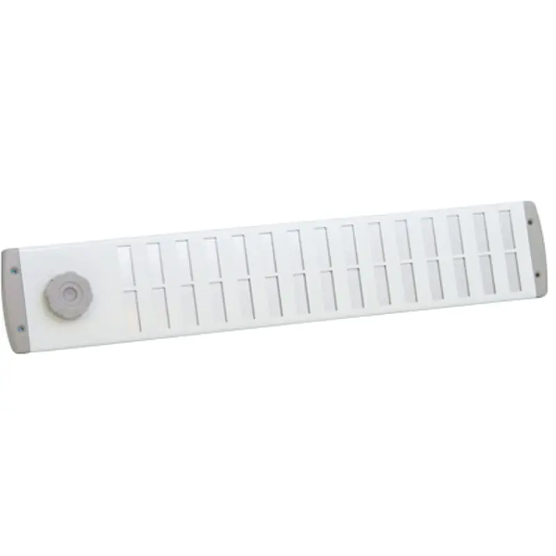 Schuifrooster aluminium Bold Line wit