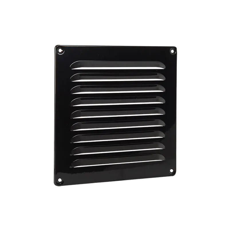 Schoepenrooster aluminium zwart