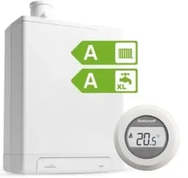Intergas HRE 28/24 A CW4 Kombi Kompakt RF2 (A-label) + Honeywell Round On/Off T87G1006