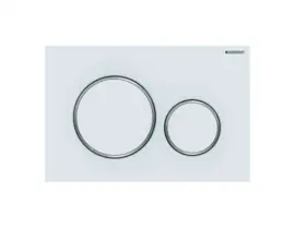 Geberit Bedieningsplaat Sigma20 Mat Wit - Chroom 115882JT1