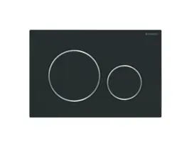 Geberit Bedieningsplaat Sigma20 Mat Zwart - Chroom 115882141
