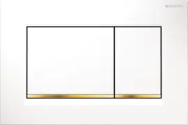 Geberit Bedieningsplaat Sigma30 Wit - Goud 115883KK1