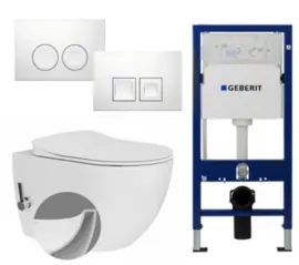 Geberit UP100 Inbouwreservoirset FE322 400 Bidet + Kraan