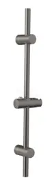 Best Design Moya Vita Douche-Glijstang 68 cm Gunmetal 4014250