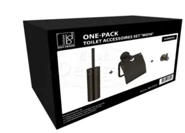 Best Design One-Pack Toilet Accessoires Set Moya 4011970