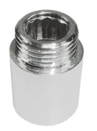 Verlengstuk Kraan Chroom 3/8 x 50 mm