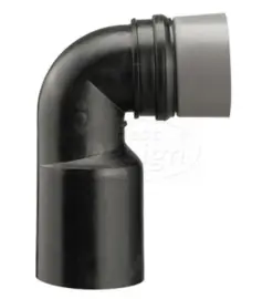 HAAS 3969 WC Aansluitbocht Ø90/110