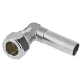 Bonfix 22x22 Cu Inschuifknie Vernikkeld 84410AN
