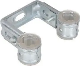 Duplo beugel 22mm PVC Inlage
