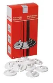 Flamco Rozet Ø14mm Enkel Wit kunststof RKW 12114 (50x)