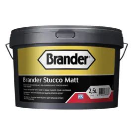 Brander STUCCO MATT 2,5L BASIS
