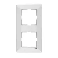 Afdekraam Verticaal 2 voudig Meridian White 90979022