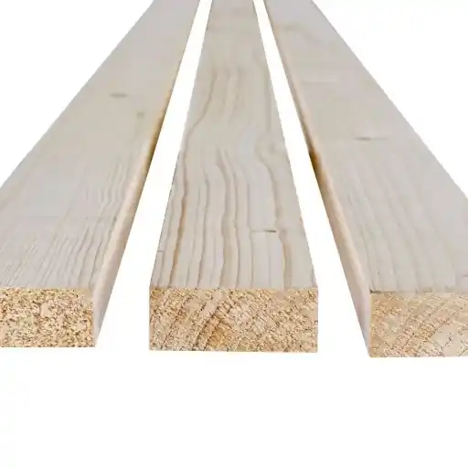 Vuren ruw 22x75 mm. 360 cm.
