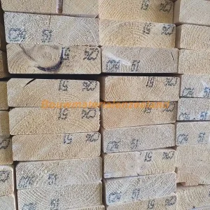 Vuren geschaafd 50x100 mm. 300 cm. (netto maat 44x96) FSC Mix 70%