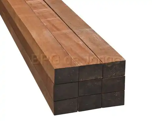 Merantie ruw 65x90 mm. 305 cm.
