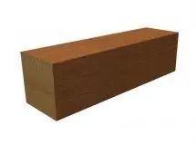 Merantie ruw 46x310 mm 305 cm lang