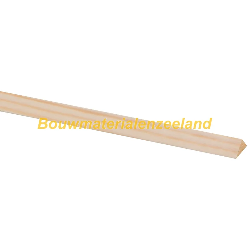 Driekantlijst vuren 14x14mm 210cm