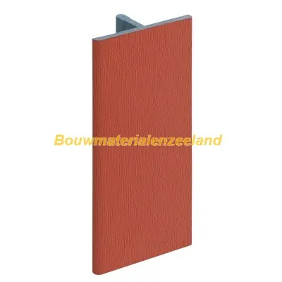 Verbindingprofiel Keralit steenrood classic nerf 400 cm. lang