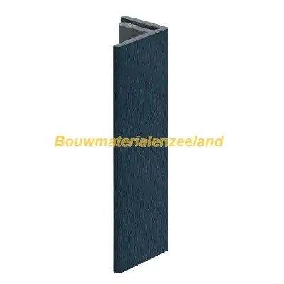 Eindprofiel 17mm Keralit staalblauw classic nerf 400 cm. lang