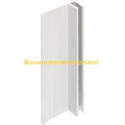 Basis aluminium eindprofiel aluminium 400 cm. lang