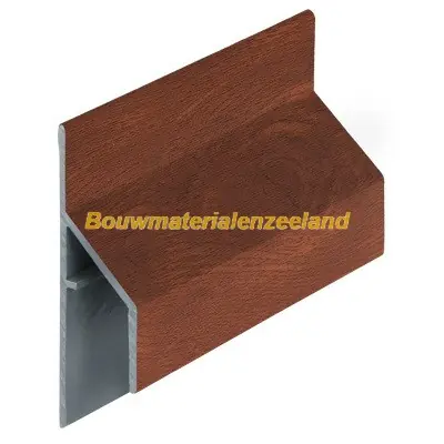 Trim/kraal aansluitprofiel 17mm Keralit golden oak classic nerf 600 cm. lang