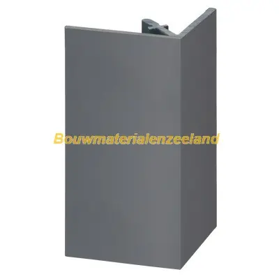Uitwendig rechthoekprofiel Keralit 46x46mm dustgrey pure mat 400 cm. lang