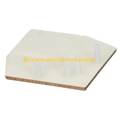 Eindkap uitwendig rechthoekverbindingprofiel Keralit licht eiken classic nerf