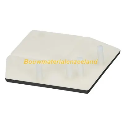 Eindkap uitwendig rechthoekverbindingprofiel Keralit nightblack pure mat