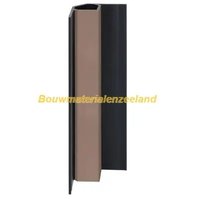 Keralit inwendig hoekprofiel bruingrijs classic nerf 400 cm. lang
