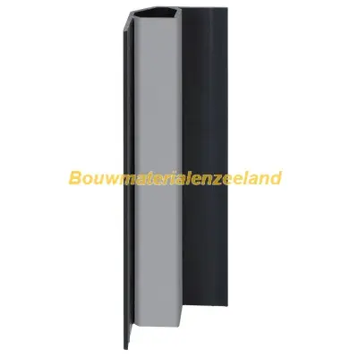 Keralit inwendig hoekprofiel grijs classic nerf 400 cm. lang