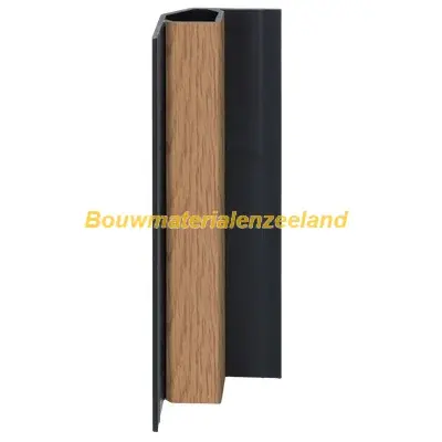 Keralit inwendig hoekprofiel licht eiken classic nerf 400 cm. lang