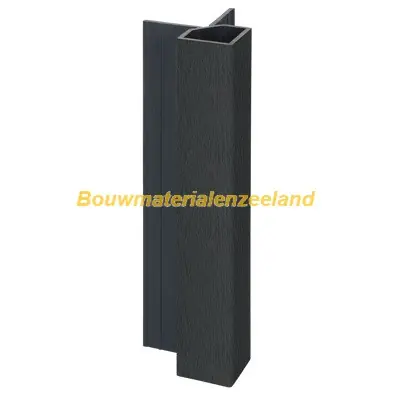 Keralit uitwendig hoekprofiel 32x32mm monumentgroen classic nerf 400 cm. lang
