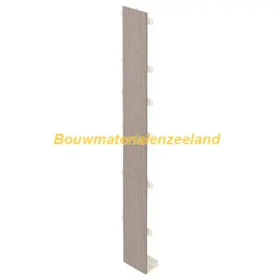 Tussenstuk 350mm Keralit dakrand vergrijsd ceder classic nerf