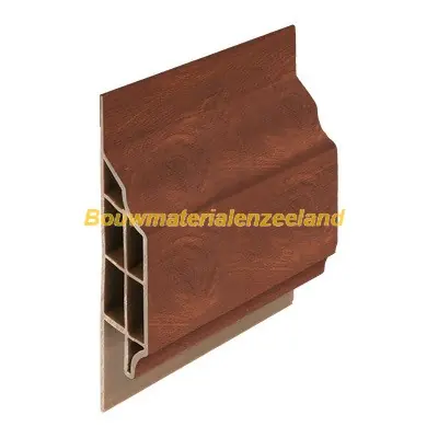 Trim/kraal sierlijst 10mm Keralit dakrand golden oak classic nerf 600 cm. lang