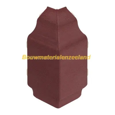 Hoekstuk trim/kraal sierlijst Keralit wijnrood classic nerf