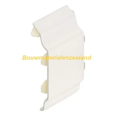 Tussenstuk trim/kraal sierlijst Keralit wit classic nerf